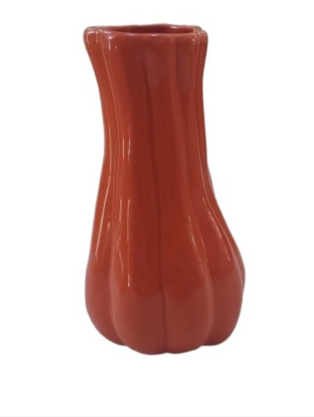 Crate&Barrel Burnt Orange Harvest Vase Home Decor Crate & Barrel